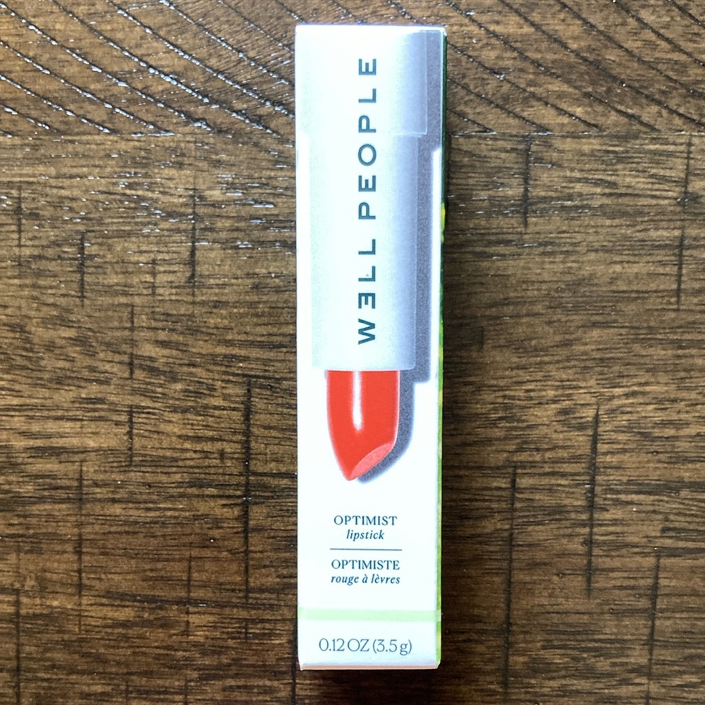Well People lipstick in shade Brave. Never used. EWG certified